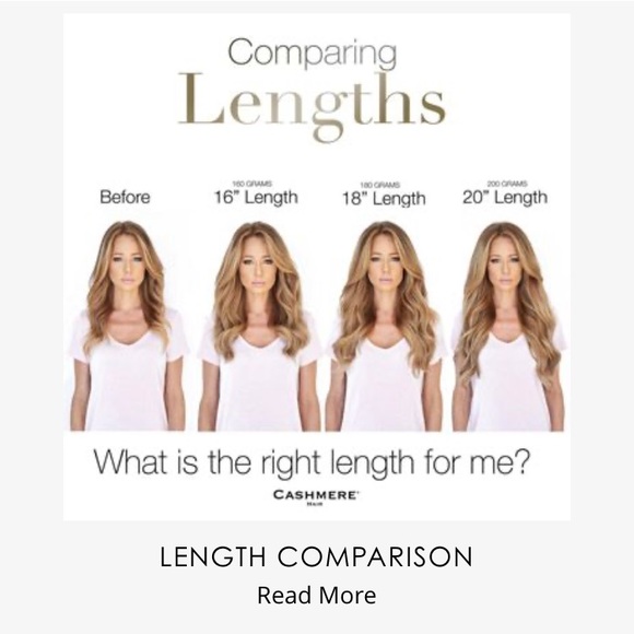 Cashmere Hair Extensions aprox 18 inches in length